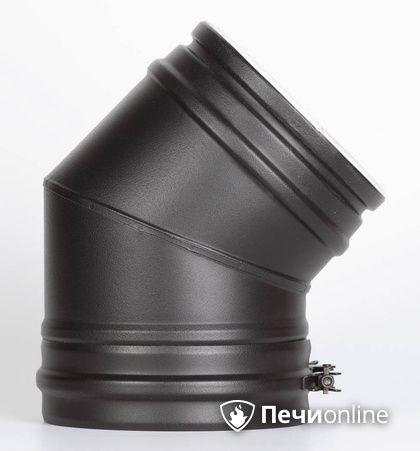 Колено 45° Schiedel Отвод 45° д.150 PM25 (Черный) Permetr в Пскове