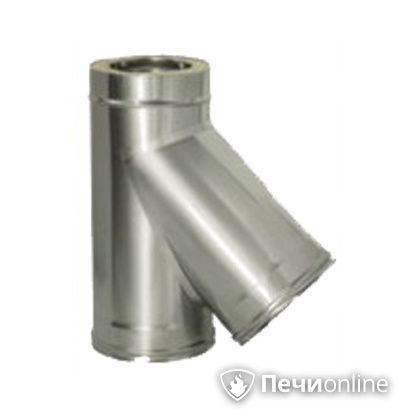 Дымоход Дымок Тройник 45° с изоляцией 0.5 мм. ТRFR45 150/230 в Пскове