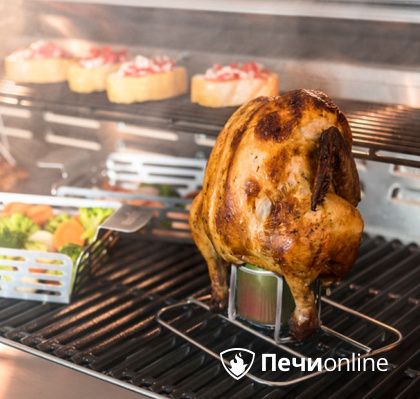 Ростер Char-Broil Grill+ для курицы с креплением для емкости в Пскове