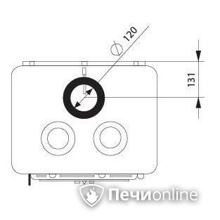 Отопительно-варочная печь Ferguss Magma cook side door в Пскове