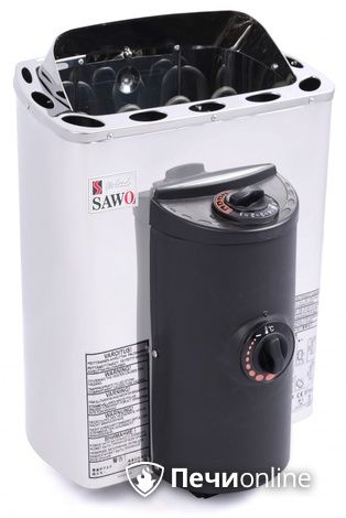 Электрокаменка для сауны Sawo Mini X MX-30NB-Z с пультом управления в Пскове