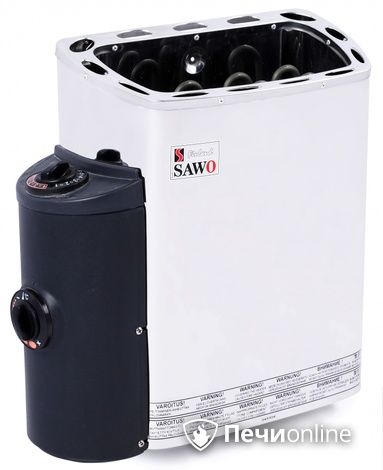 Электрокаменка для сауны Sawo Mini MN-30NB-Z со встроенным пультом управления в Пскове