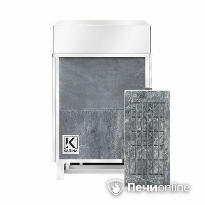 Электрическая печь Karina Elite 6 кВт Талькохлорит в Пскове