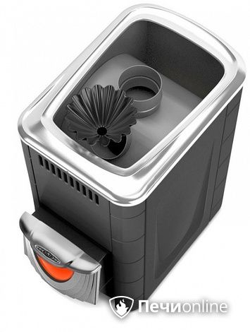 Дровяная банная печь TMF Ангара 2012 Inox ДНС КТК ЗК антрацит в Пскове