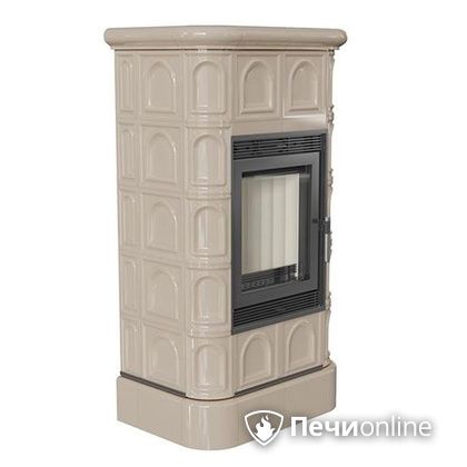 Печь-камин Kratki Blanka 8 kW stove кафельная крем в Пскове