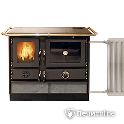 Отопительно-варочная печь MBS Super Thermo Magnum Stone R с духовым шкафом и теплообменником в Пскове