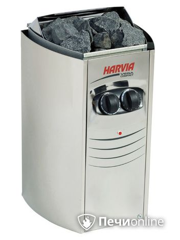Электрокаменка для сауны Harvia Vega Compact ВС23 со встроенным пультом (HCB230400S) в Пскове